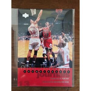 Michael Jordan 1997 Upper Deck #13 - Championship Journals - NBA - Jumbo